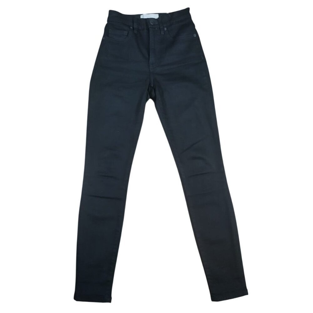 Everlane High Rise Skinny Jeans Womens Size 23 Black Stretch Denim.